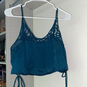 Free people cropped blouse too